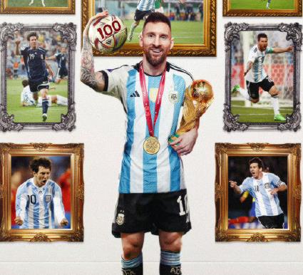 梅西國家隊100球太激動了