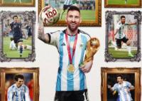 梅西國家隊(duì)100球 阿根廷球員一起并排鼓掌慶祝