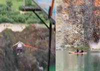 男子蹦極慶祝離婚繩子斷裂墜湖 原因太出乎意料了