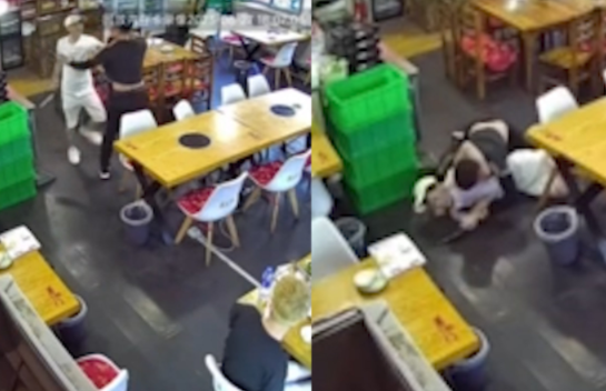 男子與人沖突進(jìn)飯店廚房找菜刀 真相曝光簡直太驚人了