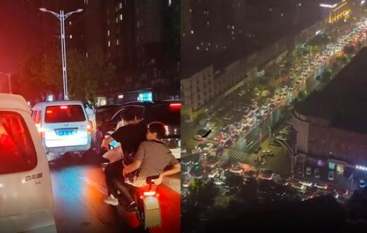 河北一地深夜通知撤離 車輛排長隊 原因太出乎意料了