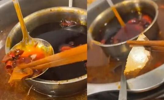 火鍋中吃出瓷磚 重慶立案調(diào)查 店家并未給出具體解釋