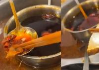 火鍋中吃出瓷磚 重慶立案調(diào)查 店家并未給出具體解釋