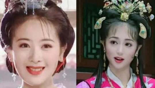 涓子和小李琳長(zhǎng)得好像啊 