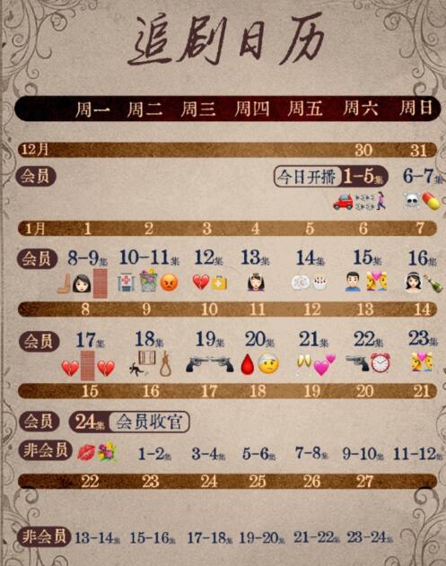 烈愛網(wǎng)劇更新時間是什么時候