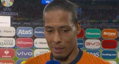 荷蘭隊(duì)長范迪克:被絕殺太糟糕了 真是令人心塞