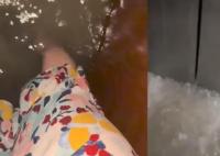 女子深夜乘電梯暴雨涌入被困1小時 到底是什么情況？