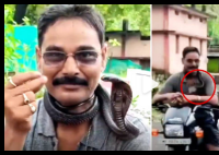 印度捕蛇人將蛇繞脖上騎車被咬身亡 事件始末2025最新消息