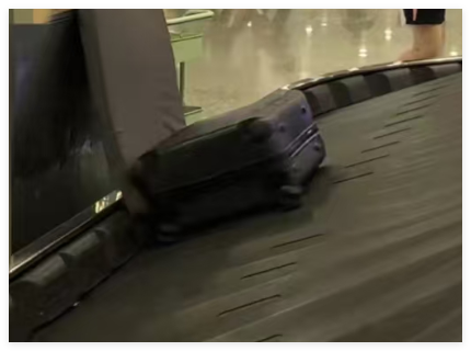 上海浦東機(jī)場“箱子墊墊員”走紅 究竟是怎么回事？